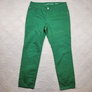 inc Denim Skinny Leg Curvy Fit green jeans size 8
